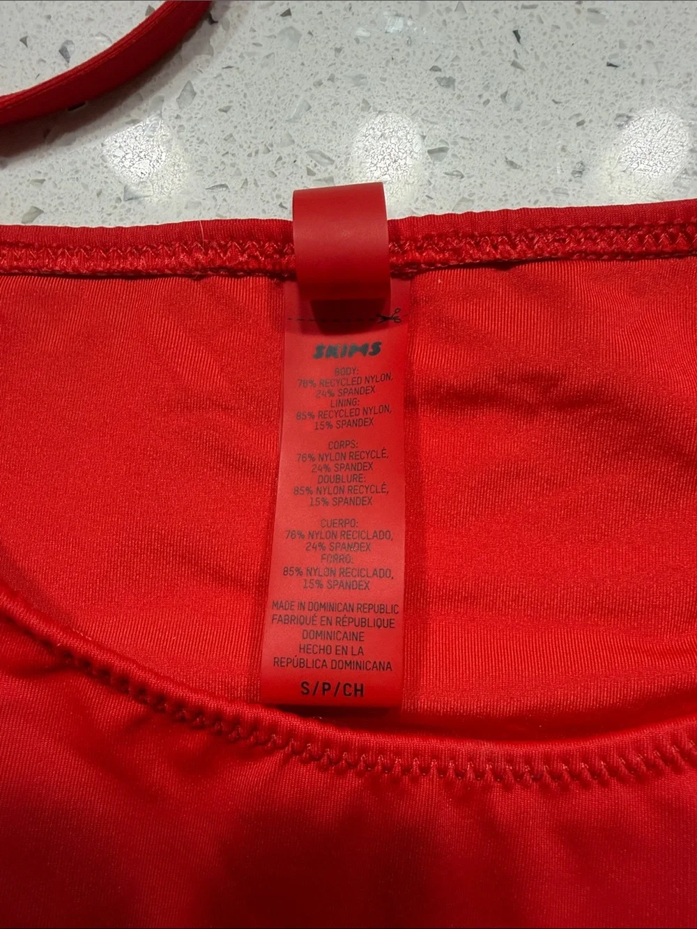 SKIMS Red Bikini Top & Tie-Side Bottom Set